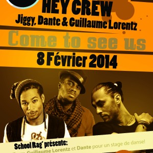 flyer jiggy guillaume et dante