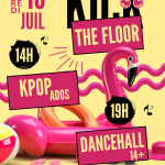 Affiche Poster Annonce Evènement Beach Party Musique Festif Coloré Moderne Illustration Photo